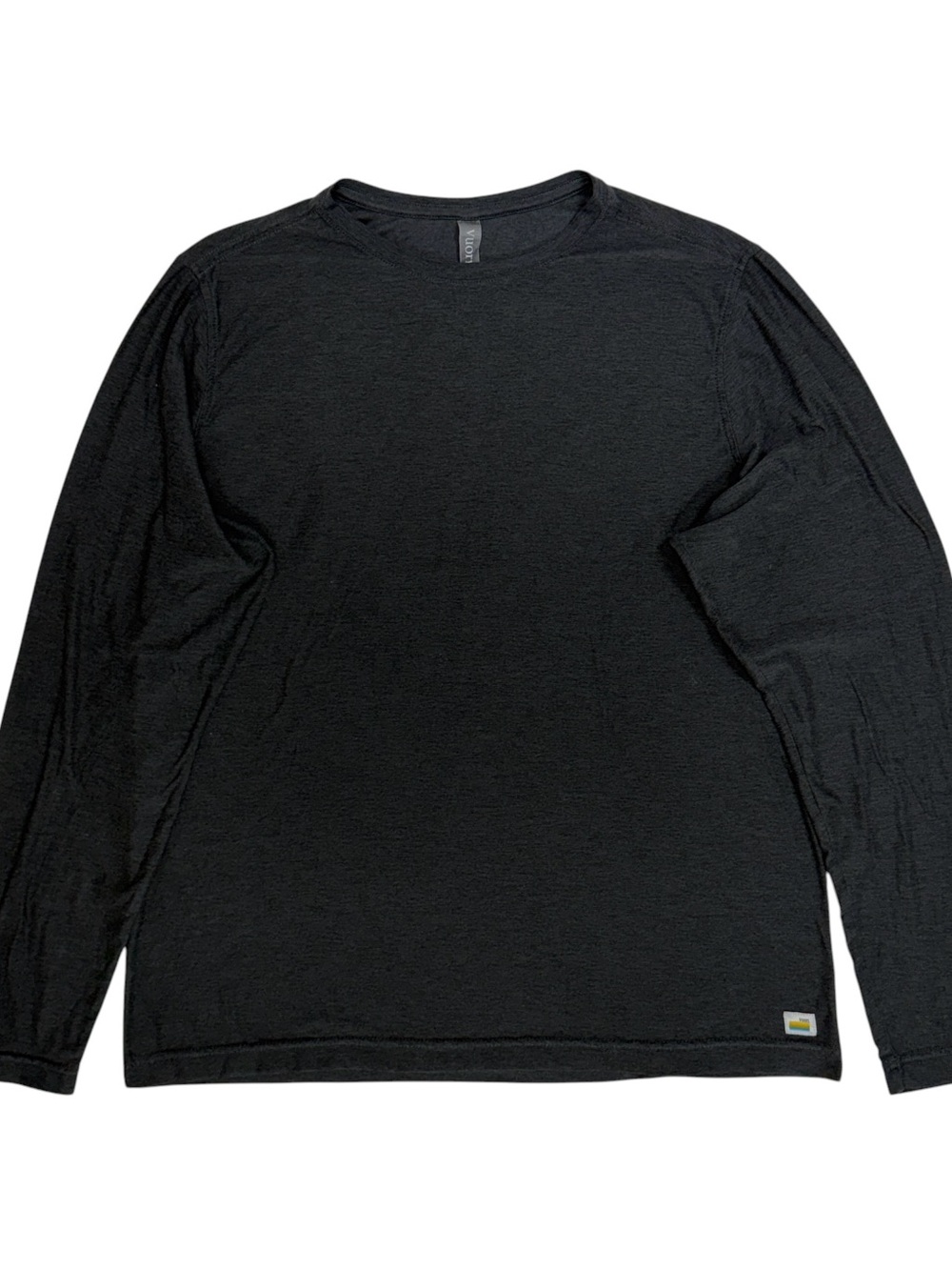 Vuori Shirt Men Medium Grey Strato Tech Tee Long Sleeve Performance Stretch V126 - Picture 2 of 7